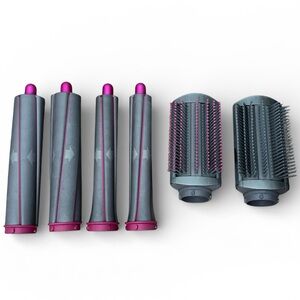 Dyson Airwrap Attachment Bundle Standard Length Barrels & Brushes Original Style